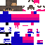 Minecraft skin texture, 64x64 pixels