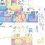 Minecraft skin texture, 64x64 pixels