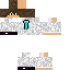 Minecraft skin texture, 64x64 pixels