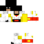 Minecraft skin texture, 64x64 pixels