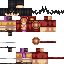 Minecraft skin texture, 64x64 pixels