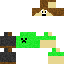 Minecraft skin texture, 64x64 pixels