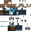 Minecraft skin texture, 64x64 pixels