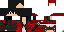 Minecraft skin texture, 64x32 legacy pixels