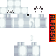 Minecraft skin texture, 64x64 pixels