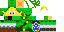 Green Minecraft skin texture, 64x32 legacy pixels