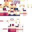 Minecraft skin texture, 64x64 pixels