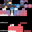 Minecraft skin texture, 64x64 pixels