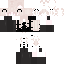 Red orange Minecraft skin texture, 64x64 pixels