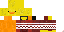 Minecraft skin texture, 64x32 legacy pixels
