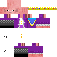 Minecraft skin texture, 64x64 pixels