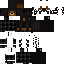 Black Minecraft skin texture, 64x64 pixels