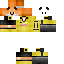 Minecraft skin texture, 64x64 pixels