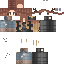 Minecraft skin texture, 64x64 pixels