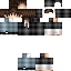 Minecraft skin texture, 64x64 pixels