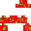Minecraft skin texture, 64x64 pixels