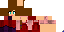 Minecraft skin texture, 64x32 legacy pixels