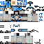 Minecraft skin texture, 64x64 pixels