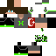 Minecraft skin texture, 64x64 pixels