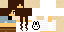 Minecraft skin texture, 64x32 legacy pixels
