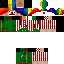 Minecraft skin texture, 64x64 pixels