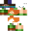 Minecraft skin texture, 64x64 pixels