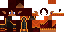 Minecraft skin texture, 64x32 legacy pixels