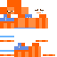 Minecraft skin texture, 64x64 pixels