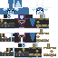 Minecraft skin texture, 64x64 pixels