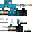Minecraft skin texture, 64x64 pixels