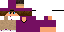 Minecraft skin texture, 64x32 legacy pixels
