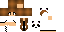 Minecraft skin texture, 64x32 legacy pixels
