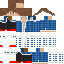 Minecraft skin texture, 64x64 pixels