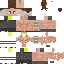 Minecraft skin texture, 64x64 pixels