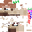 Minecraft skin texture, 64x64 pixels