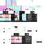 Minecraft skin texture, 64x64 pixels
