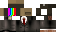 Minecraft skin texture, 64x32 legacy pixels