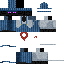 Minecraft skin texture, 64x64 pixels