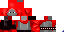 Minecraft skin texture, 64x32 legacy pixels