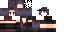 Minecraft skin texture, 64x32 legacy pixels