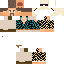 Minecraft skin texture, 64x64 pixels