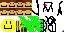 Minecraft skin texture, 64x32 legacy pixels