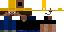 Minecraft skin texture, 64x32 legacy pixels