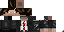 Minecraft skin texture, 64x32 legacy pixels