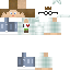 Minecraft skin texture, 64x64 pixels