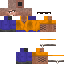 Minecraft skin texture, 64x64 pixels