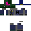 Minecraft skin texture, 64x64 pixels