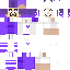 Minecraft skin texture, 64x64 pixels