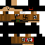 Minecraft skin texture, 64x64 pixels