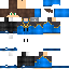 Minecraft skin texture, 64x64 pixels